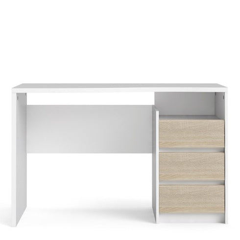 *Function Plus Desk 3 drawers White Oak structure FSC Mix 70 % NC-COC-060652